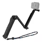 Kép 1/5 - Puluz összecsukható Selfie Stick/Tripod sportkamerákhoz PU202 fekete