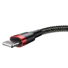 Kép 4/11 - Baseus Cafule 2.4A Lightning USB-kábel 1m (fekete-piros)