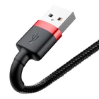 Kép 5/11 - Baseus Cafule 2.4A Lightning USB-kábel 1m (fekete-piros)