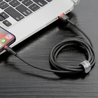 Kép 6/11 - Baseus Cafule 2.4A Lightning USB-kábel 1m (fekete-piros)