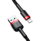 Kép 3/11 - Baseus Cafule 2.4A Lightning USB-kábel 1m (fekete-piros)