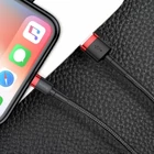 Kép 7/11 - Baseus Cafule 2.4A Lightning USB-kábel 1m (fekete-piros)