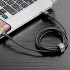 Kép 6/11 - Kabel Lightning USB Baseus Cafule 2,4A 1m (szaro-czarny)