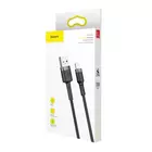 Kép 9/11 - Kabel Lightning USB Baseus Cafule 2,4A 1m (szaro-czarny)