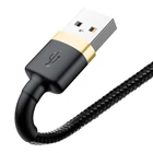 Kép 6/11 - Baseus Cafule USB-Lightning kábel, 2A, 3 m (arany-fekete)