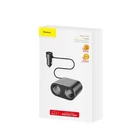 Kép 6/6 - Baseus 2xUSB szivargyújtó elosztó, 3,1A, 100W (fekete)