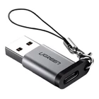 Kép 1/2 - UGREEN USB 3.0 USB-C 3.1 adapter, PD (szürke)