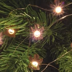 Kép 2/6 - Home ML 23/WW micro LED-es fényfüzér, 1,9 m / 20 db melegfehér LED, rénszarvas, harang, angyal, hópehely fa figurákkal, átlátszó vezeték, elemes, beltéri kivitel