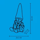 Kép 3/3 - Home KDC 25 ülő kislány pingvinnel kerámia-plüss dekoráció, 1 db melegfehér LED