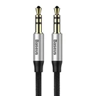 Kép 1/9 - Baseus Yiven AUX 3,5 mm mini jack audio kábel, 1,5 m (fekete-ezüst)