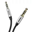 Kép 5/9 - Baseus Yiven AUX 3,5 mm mini jack audio kábel, 1,5 m (fekete-ezüst)