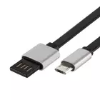 Kép 1/2 - Home USBF 2 töltőkábel, 2 oldalú, fordítható, USB-A dugó, microUSB-B dugó, 2m, 2,1A, adatkábel