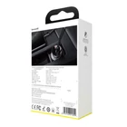 Kép 8/8 - Ładowarka samochodowa Baseus z wyświetlaczem, 2x USB, 4,8A, 24W (srebrna)