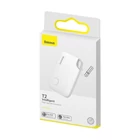 Kép 7/9 - Baseus T2 Bluetooth nyomkövető zsinórral (fehér)