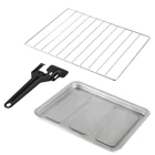 Kép 4/4 - Home HG MS 10 mini sütő termosztáttal, teljesítmény 1050 W, 9 literes, max. 230 °C, dupla üvegezésű ajtó, fekete