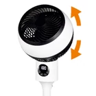 Kép 3/4 - Home SFR 20 álló ventilátor, 50 W, 3 fokozat, 20 cm-es lapátátmérő, 70°-os oszcillálás, állítható fej, fehér LED kijelző, távirányító, fehér