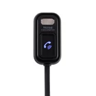 Kép 2/4 - SAL FMBT MIC autós kihangosító és töltő, beépített vezetékes mikrofon, feszültségmérő, Siri, Google Assistant, dupla USB gyorstöltő