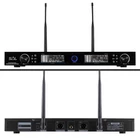 Kép 3/6 - SAL MVN 910 vezeték nélküli mikrofonszett, digitális zajszűrés, 2x100 csatorna, ~140 m hatótáv, UHF frekvenciasáv, rack kompatibilis
