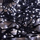 Kép 2/4 - Home LC 768/WH LED-es cluster fényfüzér 7,5 m / 768 db hidegfehér LED, fekete vezeték, 8 fényprogram, távirányító, hálózati adapter, kül- és beltéri kivitel
