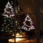 Kép 2/3 - Home KID 502 B/M fenyőfa ablakdísz, 35 db színes LED, 3 funkció, kapcsolható