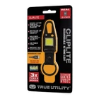 Kép 6/6 - True Utility Cliplite, TU918, kulcstartó karabiner, tölthető lámpa, 4 funkció, 47 lm COB LED, Li-ion, marhabőr szíj, rozsdamentes acélváz