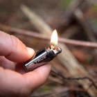 Kép 4/6 - True Utility Firestash, TU262K, vízálló öngyújtó, krómozott cink, hagyományos öngyújtóbenzin