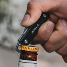 Kép 4/6 - True Utility Modern Keychain Knife, TU7060N, 4 cm rozsdamentes acél penge, multifunkcionális, eloxált alumínium markolat