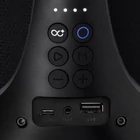 Kép 4/5 - SAL BT 5000 hordozható bluetooth kihangosító, 2 x 25 W, sztereó boombox, FM rádió, USB, microSD, beépített mikrofon, RGB LED, ~30 óra üzemidő
