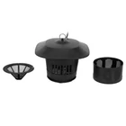 Kép 3/3 - Home IKF 50 ventilátoros beltéri rovarcsapda, 50 m2 hatókörzet, UV-A fény, rovargyűjtő kosár, 1 x 7 W fényforrás