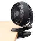 Kép 3/3 - Home CLF 10/BK csíptetős, akkumulátoros ventilátor, 3 fokozat, 10 cm-es lapátátmérő, állítható fejrész, 1800 mAh Li-ion akkumulátor, fekete