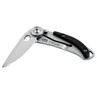 Kép 2/4 - True Utility Skeletonknife, TU571K, 4 cm rozsdamentes acél penge, eloxált alumínium tok, karabiner rögzítési pont, jobb és balkezes