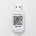 Kép 4/4 - Home MLF 240 RGB SMART micro LED-es fényfüggöny, 3x2,4 m / 240 RGB micro LED, smart, távirányító, USB csatlakozó, beltéri kivitel