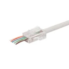 Kép 2/2 - Home TS 51PRO átmenő dugó, 8P/8C (RJ 45), nyitott front, gyors szerelhetőség