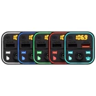 Kép 3/4 - SAL FMBT 18RGB autós kihangosító és töltő, 5 in 1, FM modulátor, dupla USB gyorstöltő, feszültségmérő, basszus-kiemelés gomb