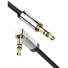 Kép 1/2 - UGREEN mini jack 3.5mm AUX lapos kábel, 3m (fekete)