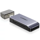 Kép 2/4 - UGREEN 4 az 1-ben USB adapter SD + microSD kártyaolvasó (ezüst)