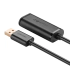 Kép 3/6 - UGREEN US121 USB 2.0 hosszabbító kábel, aktív, 15m (fekete)