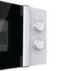 Kép 3/4 - Gorenje MO17E1W mikrohullámú sütő, 700 W, 17 l, manuális, 5 fokozat, öntisztító funkció