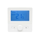 Kép 2/2 - Home THE25W digitális vezetékes szobatermosztát, falra szerelhető, programozható, ablaknyitás-érzékelés, fagyvédelmi funkció, fehér