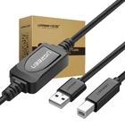 Kép 2/2 - UGREEN US122 USB 2.0 A-B nyomtatókábel, 15 m (fekete)