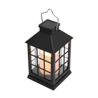 Kép 2/3 - Home MXLTN1 napelemes lámpás, 1db melegfehér LED, valósághű lángeffekt, akkumulátor, 6db-os display
