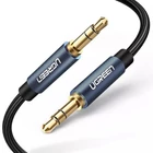 Kép 1/5 - UGREEN AV122 3,5 mm-es AUX csatlakozó kábel, 2m (fekete)