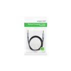 Kép 5/5 - UGREEN AV122 3,5 mm-es AUX csatlakozó kábel, 2m (fekete)