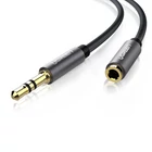 Kép 1/3 - UGREEN AV118 AUX 3,5 mm jack audió hosszabbító kábel, 1,5 m (fekete)