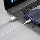 Kép 6/11 - Baseus Simple Wisdom USB-Lightning kábel, 2.4A, 1.5m, 2db (fehér)