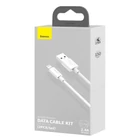 Kép 8/11 - Baseus Simple Wisdom USB-Lightning kábel, 2.4A, 1.5m, 2db (fehér)