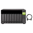 Kép 1/10 - QNAP TL-D800C tárolóegység burkolat HDD/SSD ház Fekete, Szürke 2.5/3.5"