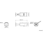 Kép 2/2 - Hikvision DS-2CD2T46G2H-2I(2.8mm)(eF) 4 MP Darkfighter által működtetett rögzített Bullet hálózati kamera