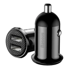 Kép 3/5 - Ładowarka samochodowa Baseus Grain Pro 2x USB 4.8A (czarna)