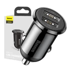 Kép 1/5 - Ładowarka samochodowa Baseus Grain Pro 2x USB 4.8A (czarna)